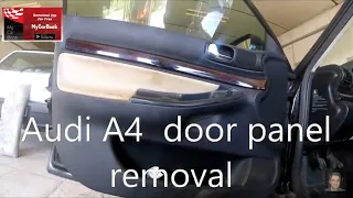Audi Α4  B5  1994–2001   door panel removal