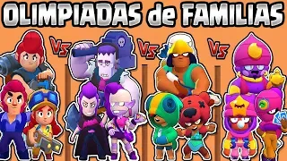 OLIMPIADAS de FAMILIAS | CUAL ES LA MEJOR FAMILIA de BRAWL STARS