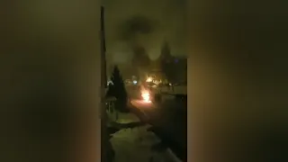 Поджоги машин в Новомосковске на улице Оржоникидзе