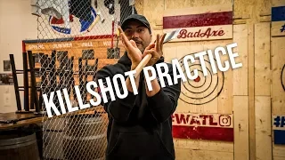 How to Practice Bullseyes and Killshots (World Axe Throwing League)