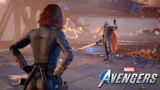 Marvel's Avengers Boss Fight - Black Widow vs Taskmaster | Avengers 2020