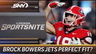 Could TE Brock Bowers be perfect fit for Jets in draft? | SportsNite | SNY