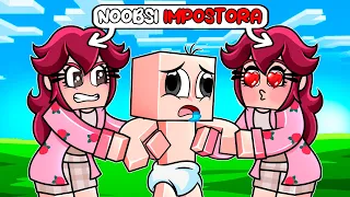 ¡Detecta la NOOBSI IMPOSTORA en Minecraft!😳😱