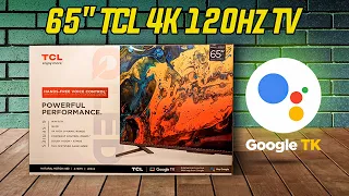 TCL 65 inch 4K 120 Hz QLED TV Google TV Feature Walkthrough, TCL TV Impressions 65R646, Xbox Gaming