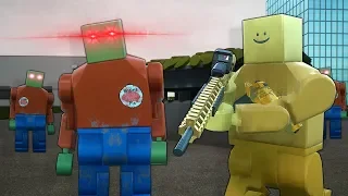 WE ESCAPED TO A ZOMBIE APOCALYPSE BUNKER! - Brick Rigs Lego Zombies Multiplayer