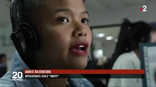 Reportage France 2 sur les centres d'appels à Madagascar