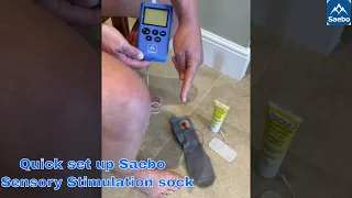 Saebo Sensory Stimulation Sock: Quick And Easy Set Up!