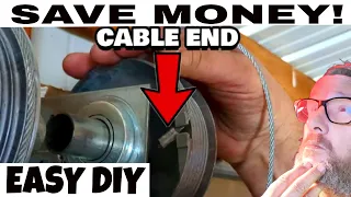 How to Fix a Garage Door With BOTH Cables Off | EASY REPAIR