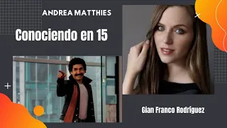 Andrea Matthies entrevista a venezolano Gian Franco Rodríguez (Víctor Hugo  en Halston de Netlix)