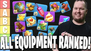 Rating EVERY Hero Equipment in Clash of Clans!