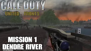 Call of Duty | United Fronts Mod | Mission 1 | Dendre River