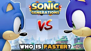 Classic vs. Modern Sonic: The Race Competition!