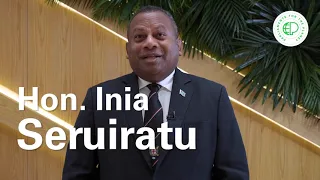 Fiji - Honorable Inia Seruiratu, Member of Parliament