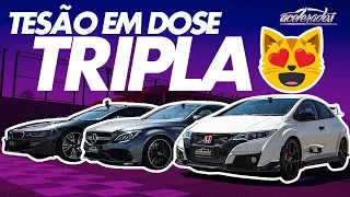 RRRODÃO DE C63 AMG + ÚNICO CIVIC TYPE-R DO BRASIL + BMW i8 HÍBRIDO! VR COM RUBINHO #128 | ACELERADOS