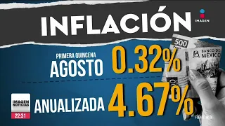 Inflación aumenta en primera quincena de agosto | Ciro Gómez Leyva