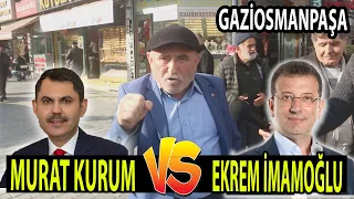 MURAT KURUM MU EKREM İMAMOĞLU MU GAZİOSMANPAŞADA DEV SEÇİM ANKETİ