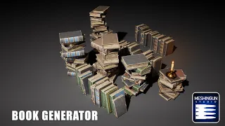 Book Generator - Showcase | UE4/5 (Nanite Ready)