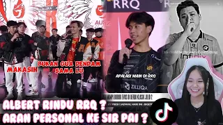 RRQ SECURE UPPER BRACKET! SUKA BGT SAMA COMBO LEMON-DYREN! ALBERT KANGEN RRQ? - REACTION TIKTOK MLBB