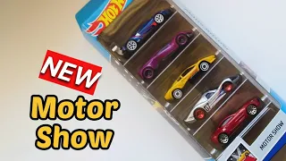 Opening Hot Wheels MOTOR SHOW 5 Pack for next Race Tournament