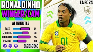 KING OF SKILLS! *ICONIC* BEST RONALDINHO CAM/WINGER BUILD EA FC 24 Pro Clubs