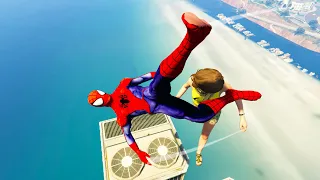 GTA 5 Spiderman Water Ragdolls Jumps & Fails Funny moments ep.46 (Euphoria Physics Mod)