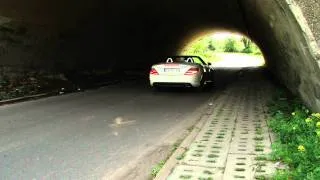 New Mercedes-Benz SLK 250 CGI AMG (R172) - Exhaust sound in tunnel :)