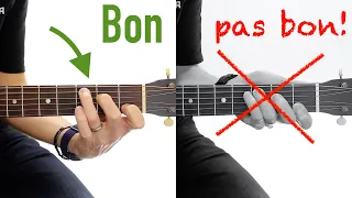 3 ERREURS DÉBUTANTS ABSOLUS qui rendent la GUITARE SI DIFFICILE au Début!