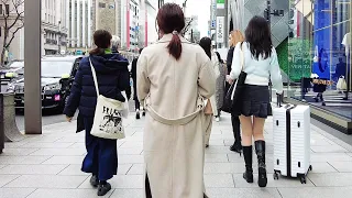 銀座散歩 |【4K】 Walking Ginza Tokyo Japan (Jan. 2023)