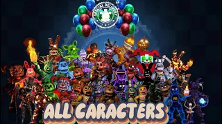 FNAF AR ALL ANIMATRONICS AND SKINS JAN 2023