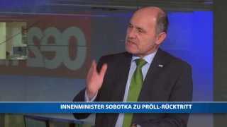 Pröll-Rücktritt: Innenminister Sobotka im Interview