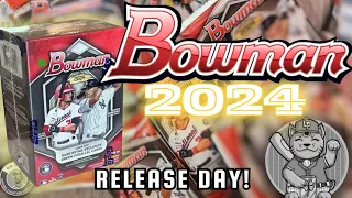 2024 Bowman Baseball Blaster Box Rip 🍀 Release Day! First Look 🍀🔥🍀 Dylan Crews 🍀 3 Hit Box