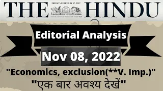 Nov 08 2022 | The Hindu Editorial Analysis | The Hindu Vocabulary today | The Hindu Editorial