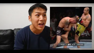 JOSE ALDO finishes Renato by TKO stoppage!!  **CRAZY FAN REACTION!?!**