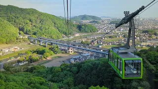 Mount Shosha Cable Car Ride in a Sunny Day - Himeji, Japan