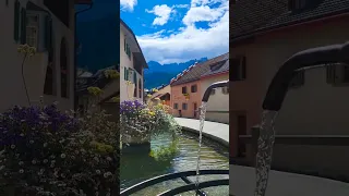 Ardez historic small Village in Engadin Graubünden Switzerland🇨🇭 #switzerland #viral #ardez
