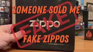 SOMEONE SOLD ME FAKE ZIPPOS!!!!