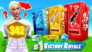 Can I WIN With ONLY VENDING Machines? (Ranked Fortnite)