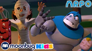 Arpo the Robot - Don’t Wake the BABY!!! - Halloween Special | Moonbug Kids TV Shows - Full Episodes