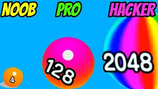 BallRun2048 - NOOB vs PRO vs HACKER