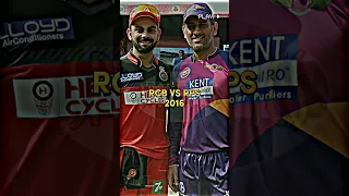 RCB VS RPS IPL 2016 #cricket #shorts #viratkohli #trendingshorts #msdhoni