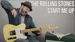 How to Play "Start Me Up" by The Rolling Stones on Guitar