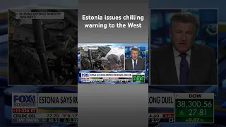 Estonia warns Russia is preparing for decades-long military conflict with the West #shorts