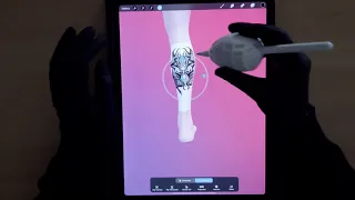 Procreate 5.2 for Tattooing: 3D Models!