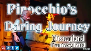 Disneyland - Pinocchio's Daring Journey - Fantasyland - POV complete ride