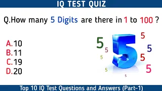 IQ Test GK Questions and Answers | Test Your General Knowledge IQ | IQ Quiz | Mitabhra GK | Part-1