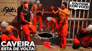 GTA V: VIDA DO CRIME | ESBARREI COM UM ANTIGO INIMIGO NA PRISÃO!! ELE SABE DO NOSSO PLANO!🔥| EP#122