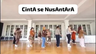 CINTA SE NUSANTARA - Line Dance // High Beginner // Elisabeth HS // Demo by TMS