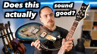 You've NEVER seen an electric guitar like this!!! (BUT DOES IT SOUND GOOD?...) @journeyinstruments