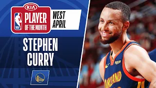 Stephen Curry Is Named #KiaPOTM​​ For April | Western Conference