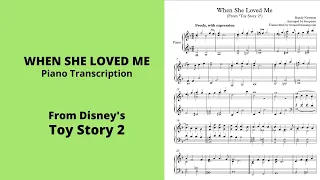 When She Loved Me – From Disney’s Toy Story 2 (Piano Transcription)